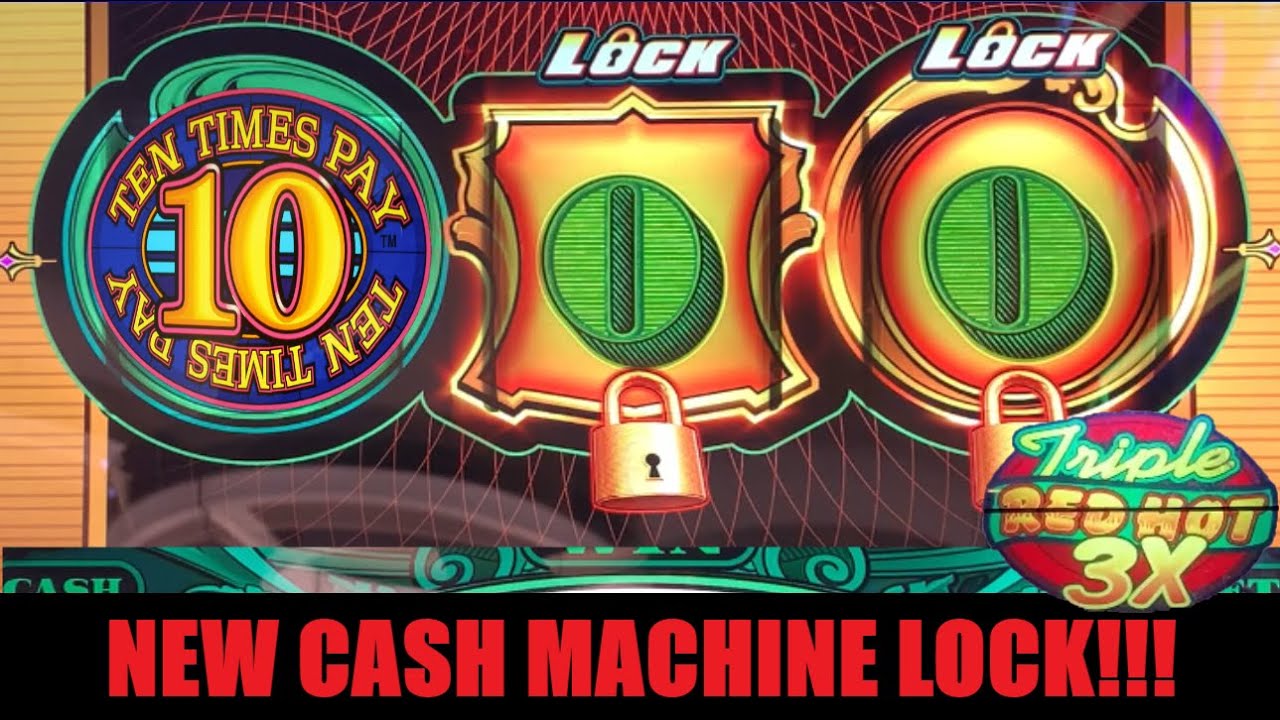 The Zero's lock until you win on this NEW Cash machine slot! 10 Times pay + Triple Red Hot 777 slots