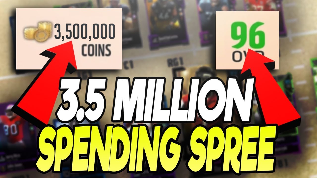 3.5 MILLION COIN SPENDING SPREE!!!! MUT 18 SPENDING SPREE!!!