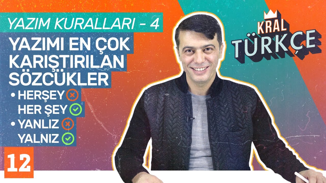 Yazım Kuralları – 4: Yazımı Karıştırılan Sözcükler | Her Şey Nasıl Yazılır? |  8. Sınıf Türkçe #12