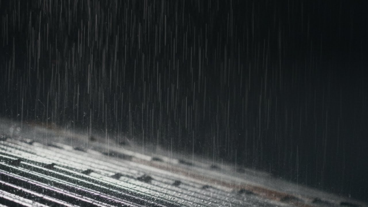 Deep Night Rain on Metal Roofing — 10 Hours Sleep Sounds