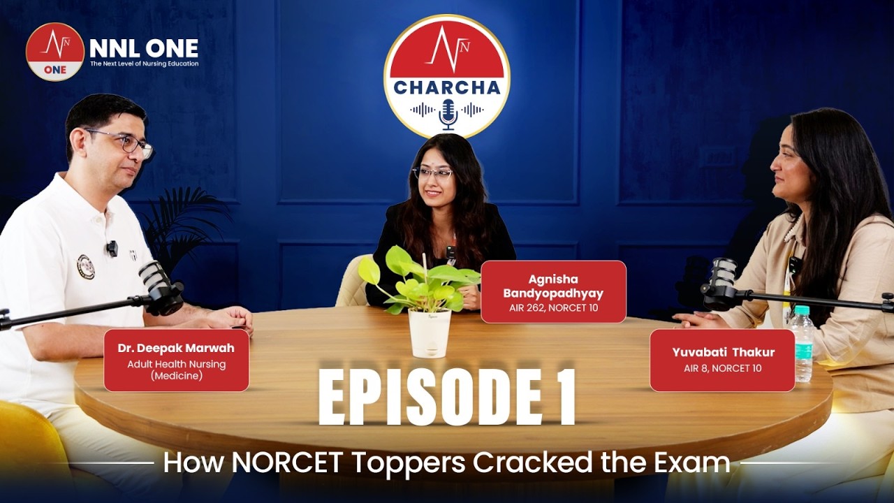 NNL Charcha Ep. 1 | Dr. Deepak Marwah with AIIMS NORCET Top Rank Holders | NNL ONE