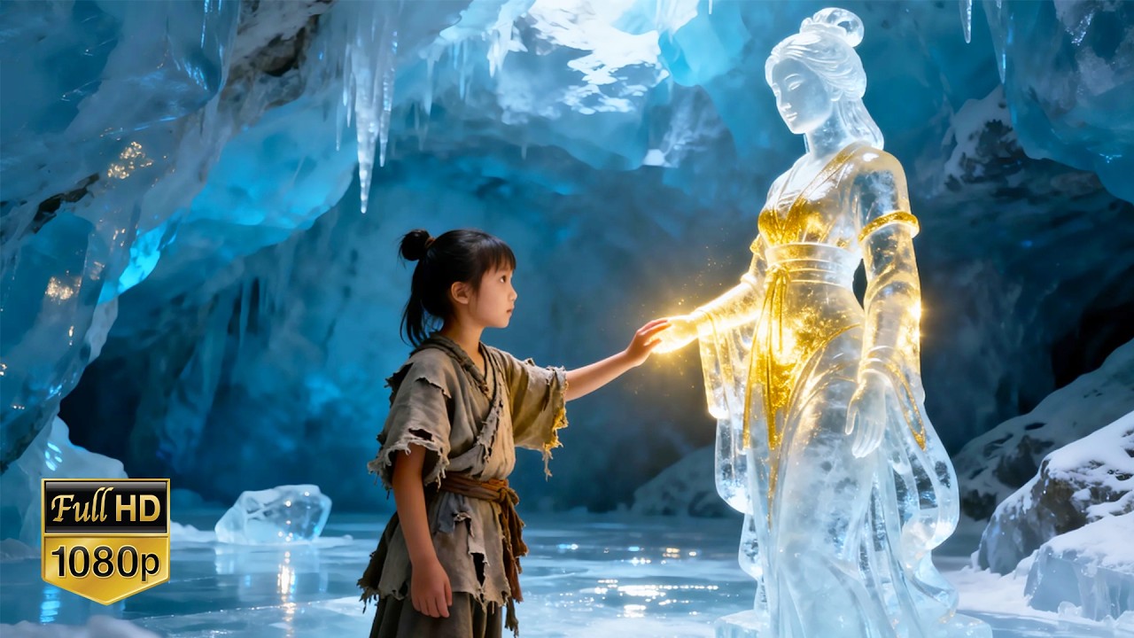 【超燃武俠電影】女孩误入山洞，意外释放冰封千年的女战神！#movie #中國電視劇 #白鹿 #许凯 #白鹿my #大陸劇 #电视剧