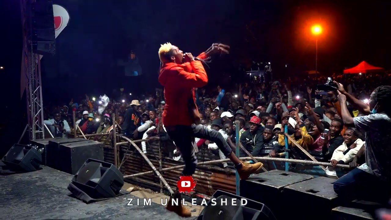 Blot on stage at the Chillspot 10th Anniversary Part 1 2022 #zimunleashed