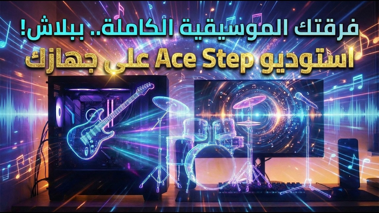 وداعاً Suno و Udio! أقوى بديل مجاني (Ace Step 1.5) شغال بالكامل على جهازك 🎵