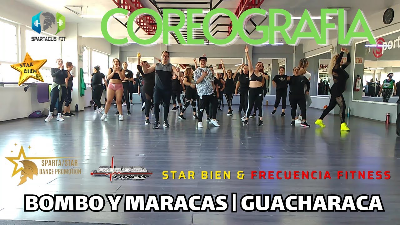 BOMBO Y MARACAS | GUACHARACA | CUMBIA SONIDERA | COREOGRAFIA FT. DAVID DOMINGUEZ & MAURICIO GARCIA