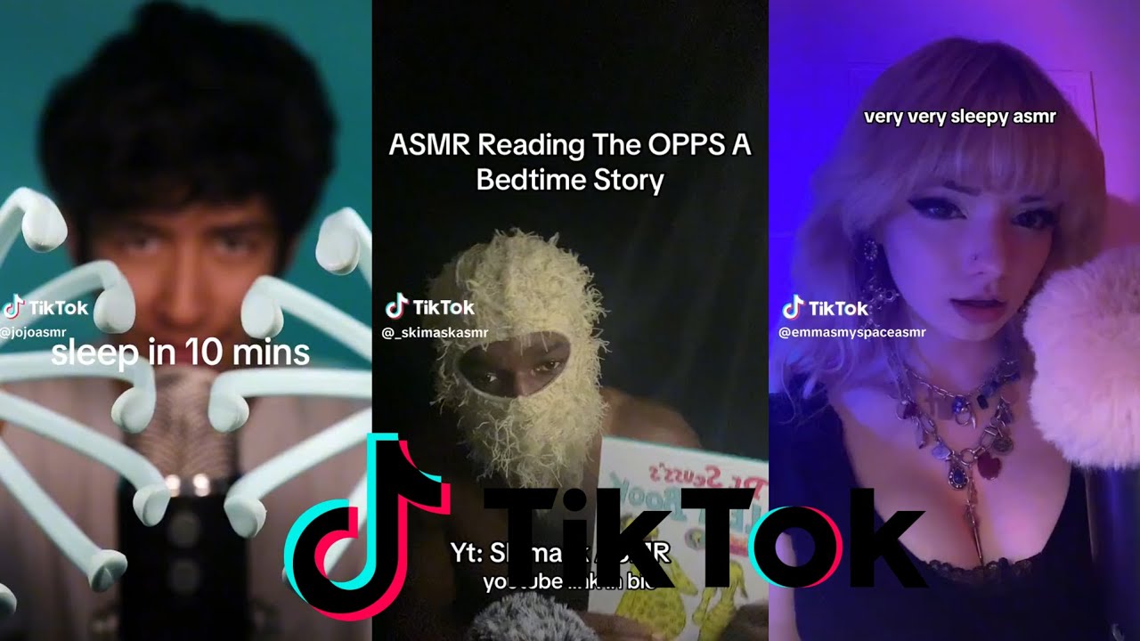 SLEEP NOW 😴😴| ASMR TikTok compilation 1 hour