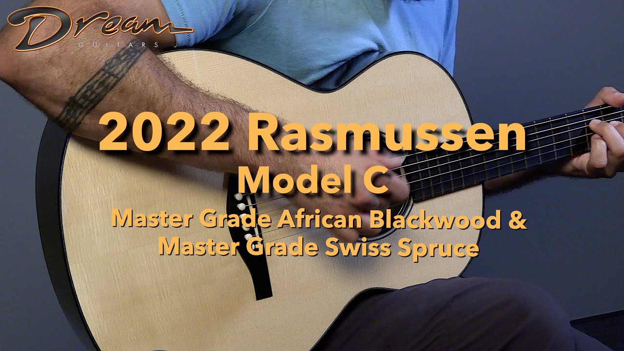 Dream Guitars - 2022 Rasmussen Model C, African Blackwood & Master Grade Swiss Spruce #guitardemo