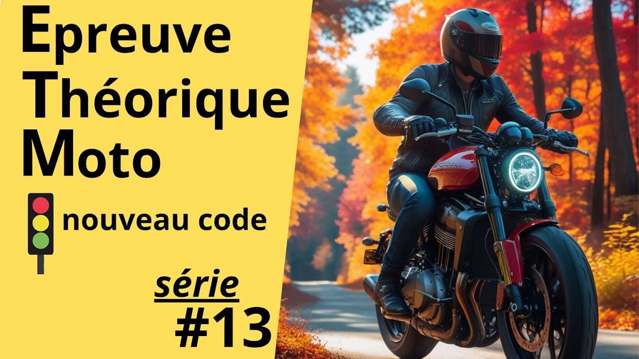 Permis A2 | ETM 2025 | Entraînement Code Moto | #13 | 40 Questions/Réponses
