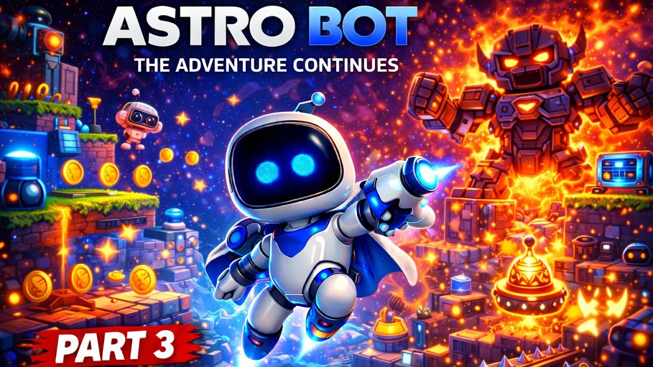 ASTRO BOT PART 3 Astrobot— THIS PLANET IS CRAZY! 🌍🔥#astrobot #gaming #playstation #walkthrough #ps5 