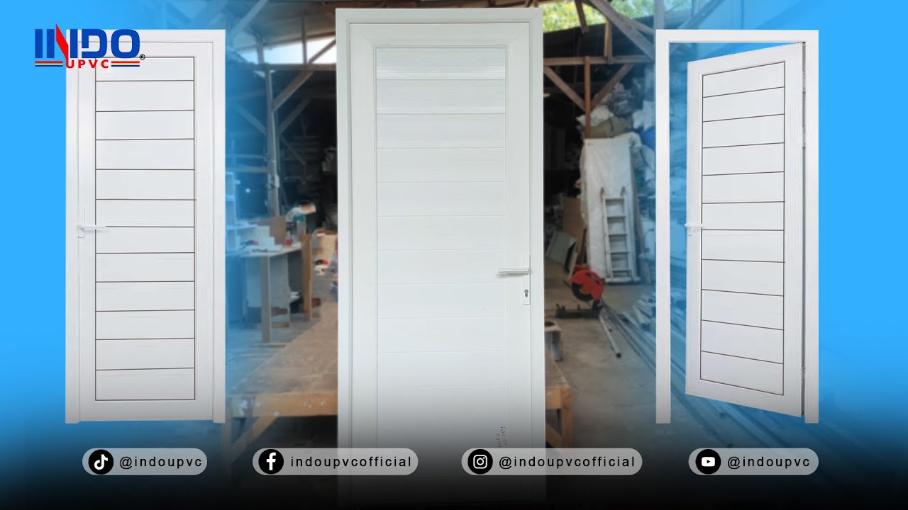 Proses Produksi Pintu uPVC Single Swing Full Panel (Bagian 1) #IndouPVC  #PintuuPVC #KusenuPVC