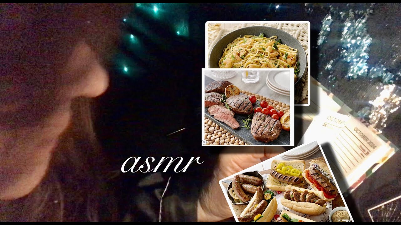 Quiet 🎧 Late Night, Supper Meal Planning & grocery list, sharpie marker, evening relaxation ASMR