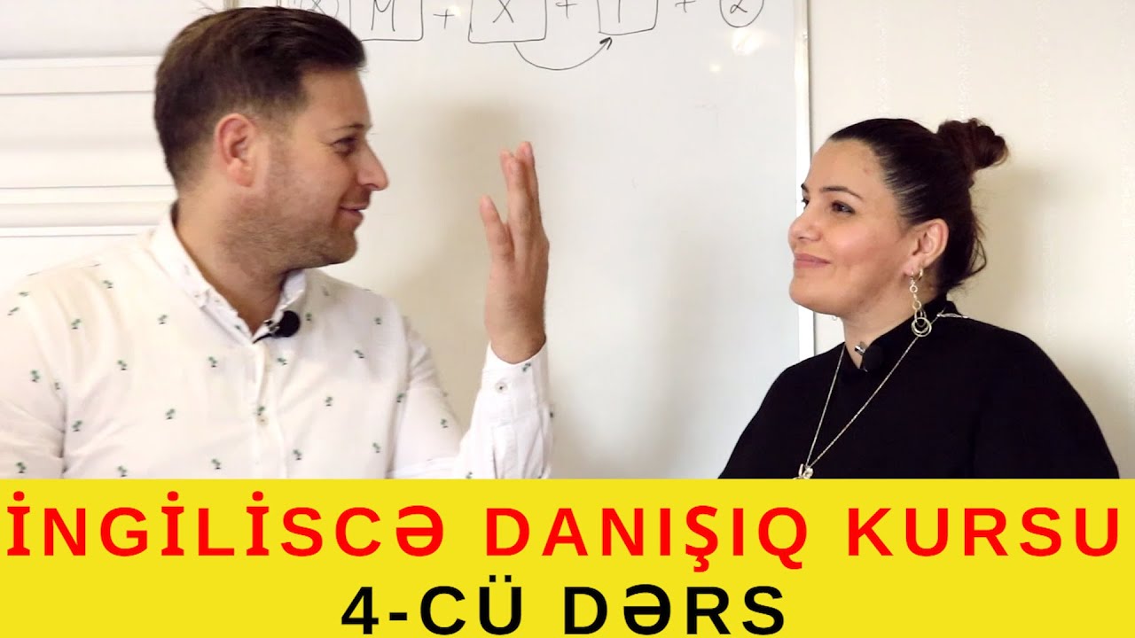 İngiliscə danışıq kursu - 4 -cü  DƏRS / WILL/ GƏLƏCƏK ZAMAN
