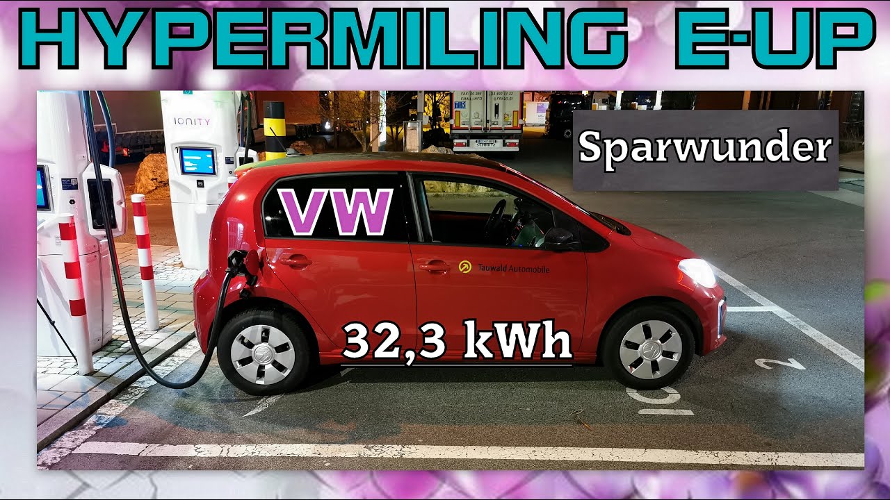 VW E-Up angepasste Fahrweise hilft Stromkosten💶zu senken