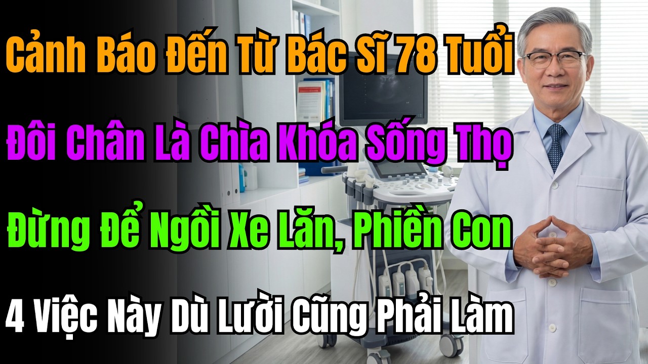 Bác Sĩ 78 Tuổi Cảnh Báo: 4 Việc Này Lười Mấy Cũng Phải Làm Để Không Phải Ngồi Xe Lăn Lúc Già.