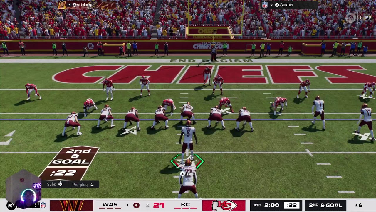 Madden26 Washington_Commanders 100 Yard Dash😆😆🌍 2/13/2026