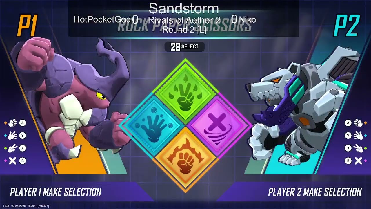 Sandstorm #1 - Pools - HotPocketGod (Etalus) VS Niko (Kragg) Rivals 2