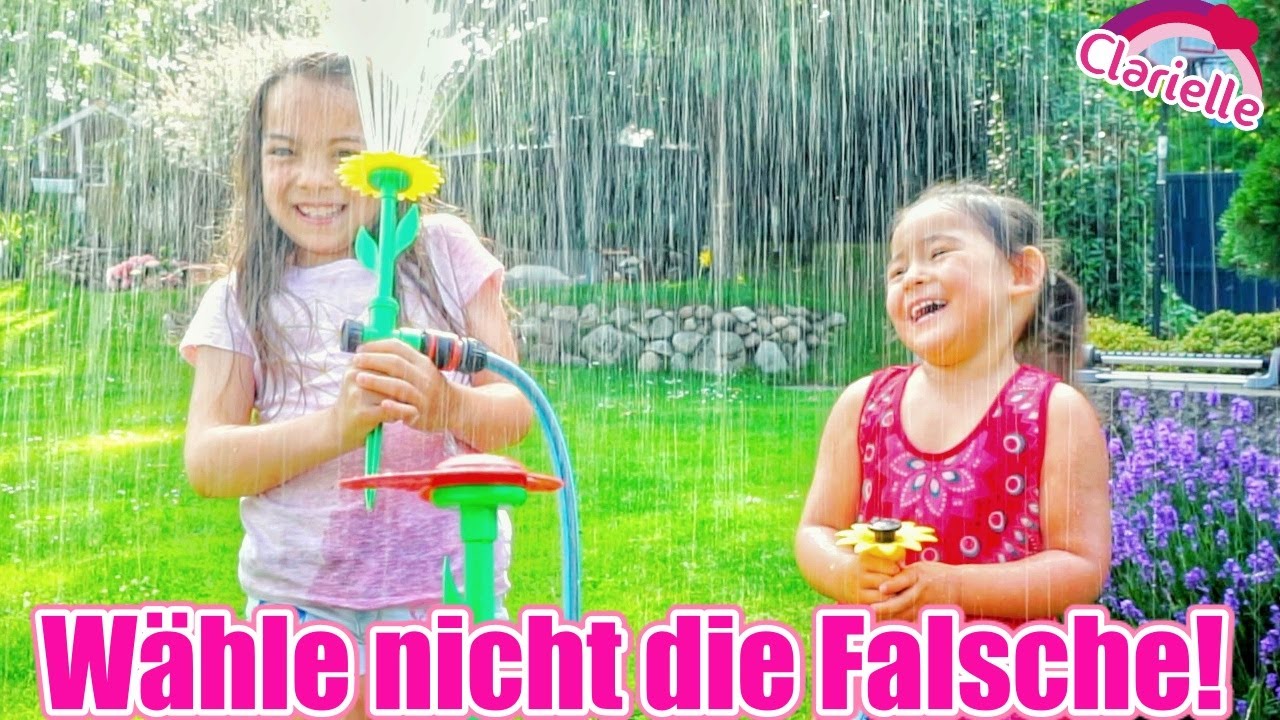 Wähle NICHT die Falsche! | Blume, Sommerferien | Wasserspiele | Clarielle