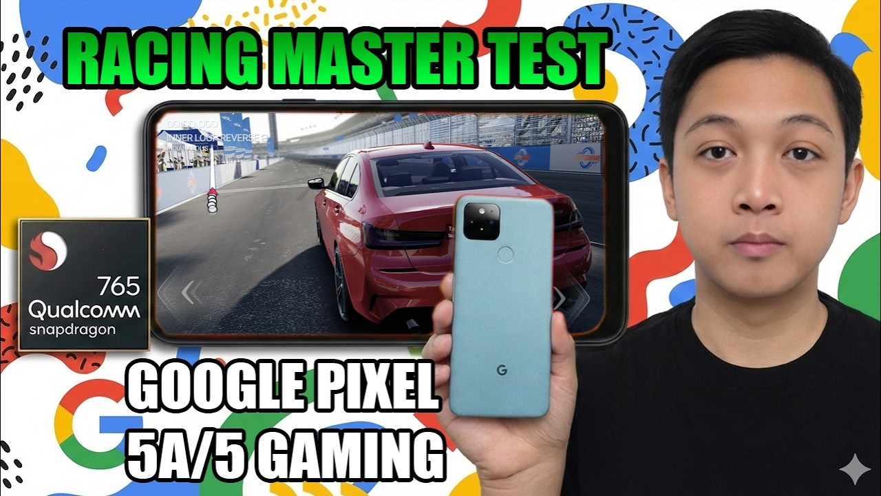 Google Pixel 5 Gaming Test Racing Master Gaming Test on Snapdragon 765G
