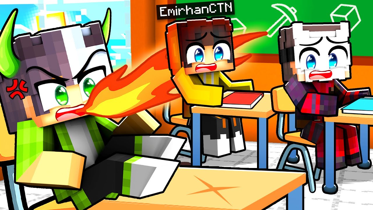 @EmirhanCTN 'İLE DİŞSİZ OKULUNA GİTTİK! -Minecraft