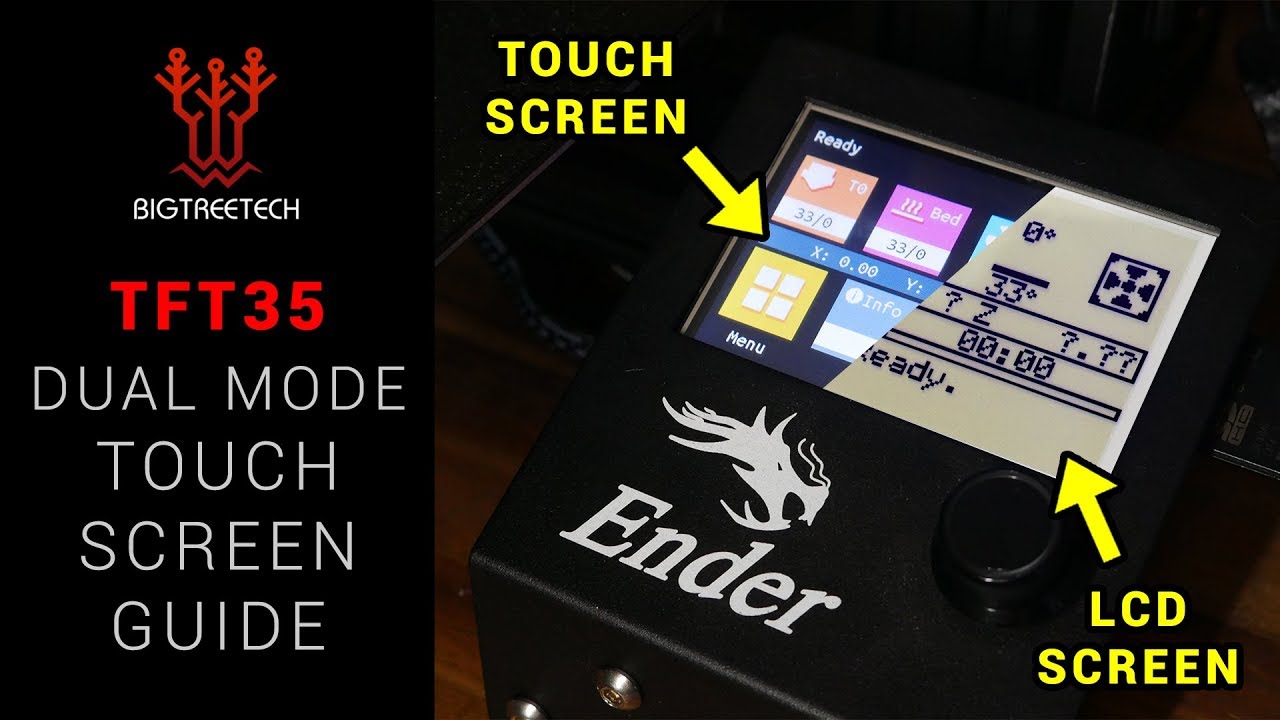 BTT TFT35 dual mode touch screen guide