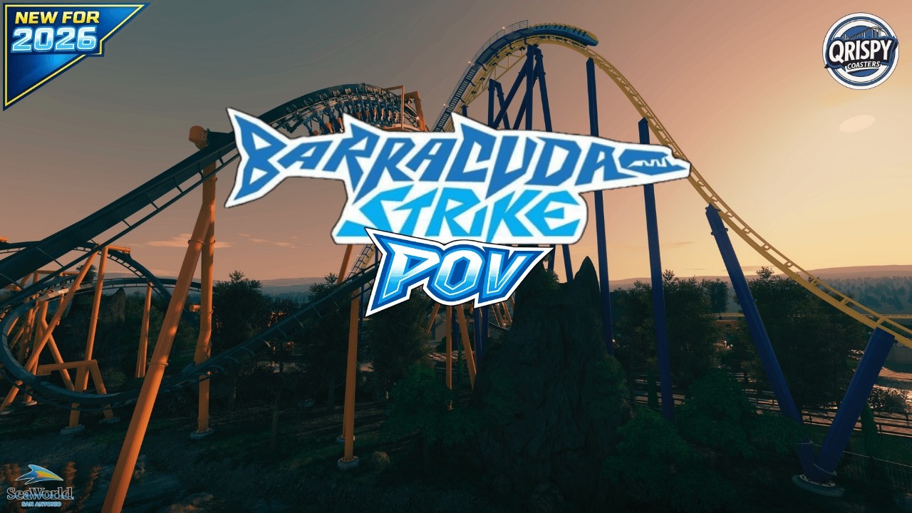 Barracuda Strike (NEW for 2026) | SeaWorld San Antonio POV (Full Ride)
