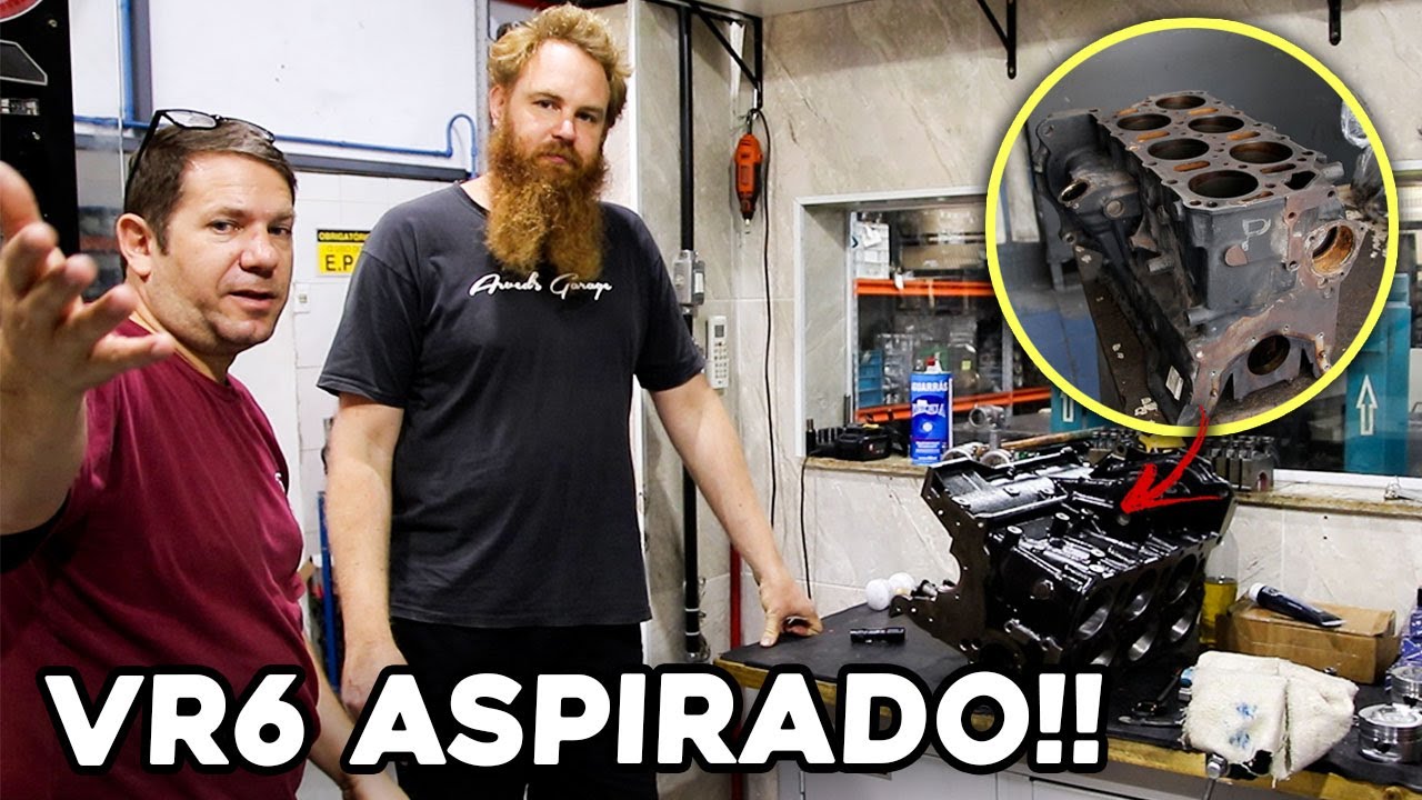 RECEITA ASPIRADA PARA MOTOR VR6?! TEMOS!! FT. ARVED'S GARAGE 😱