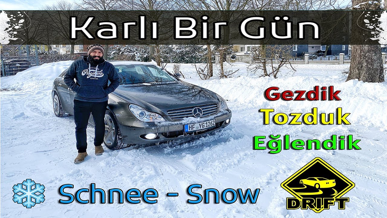 Almanyada Yağan Karın Keyfini Çıkarttık  Driftli Gezmeli Eğlenceli Birgün “ Vlog Tadında “