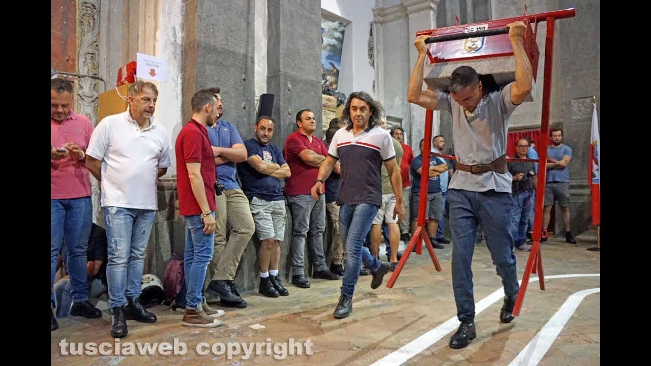 La prova di portata dei Facchini di Santa Rosa