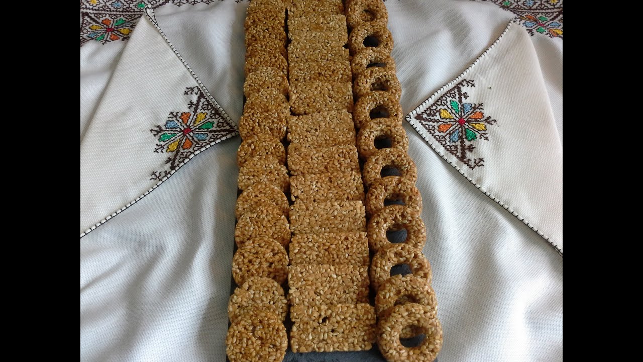 نوكا بالجنجلان nougat au sesames