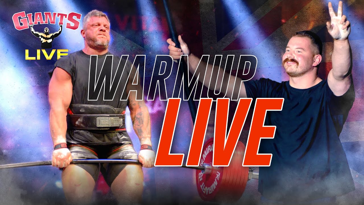 Britain's Strongest Man 2026: WARMUP LIVE with BIG LOZ & NIC