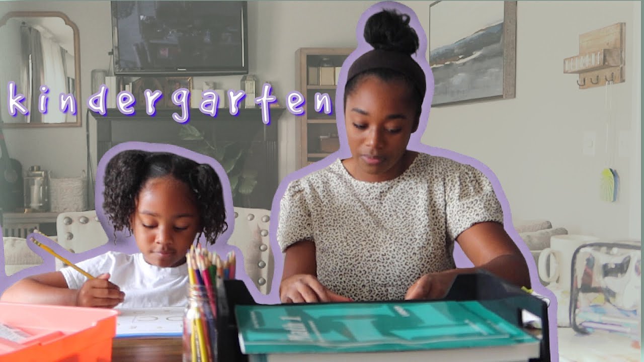 FIRST DAY of homeSCHOOL kindergarten | homeschool diaries