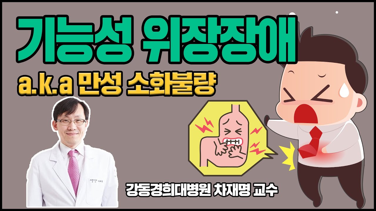 기능성 위장장애, 증상마다 치료방법이 달라요 (강동경희대병원 소화기내과 차재명 교수)