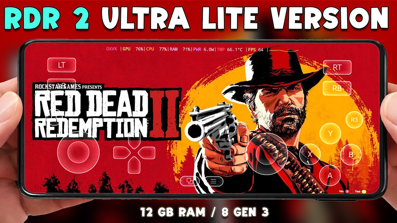Red Dead Redemption 2 (RDR2) On IQOO Neo 10R | Snapdragon 8 Gen 3 - GameHub