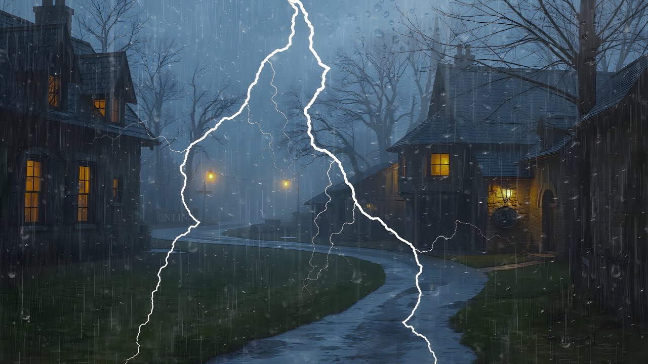 Say Goodbye to Insomnia | Rain & Thunder as Your Sleep Remedy
