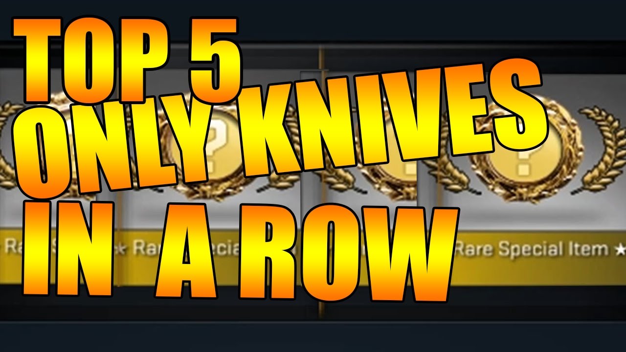 3 KNIVES IN A ROW?! - TOP 5 KNIVES IN A ROW UNBOXINGS [HD]