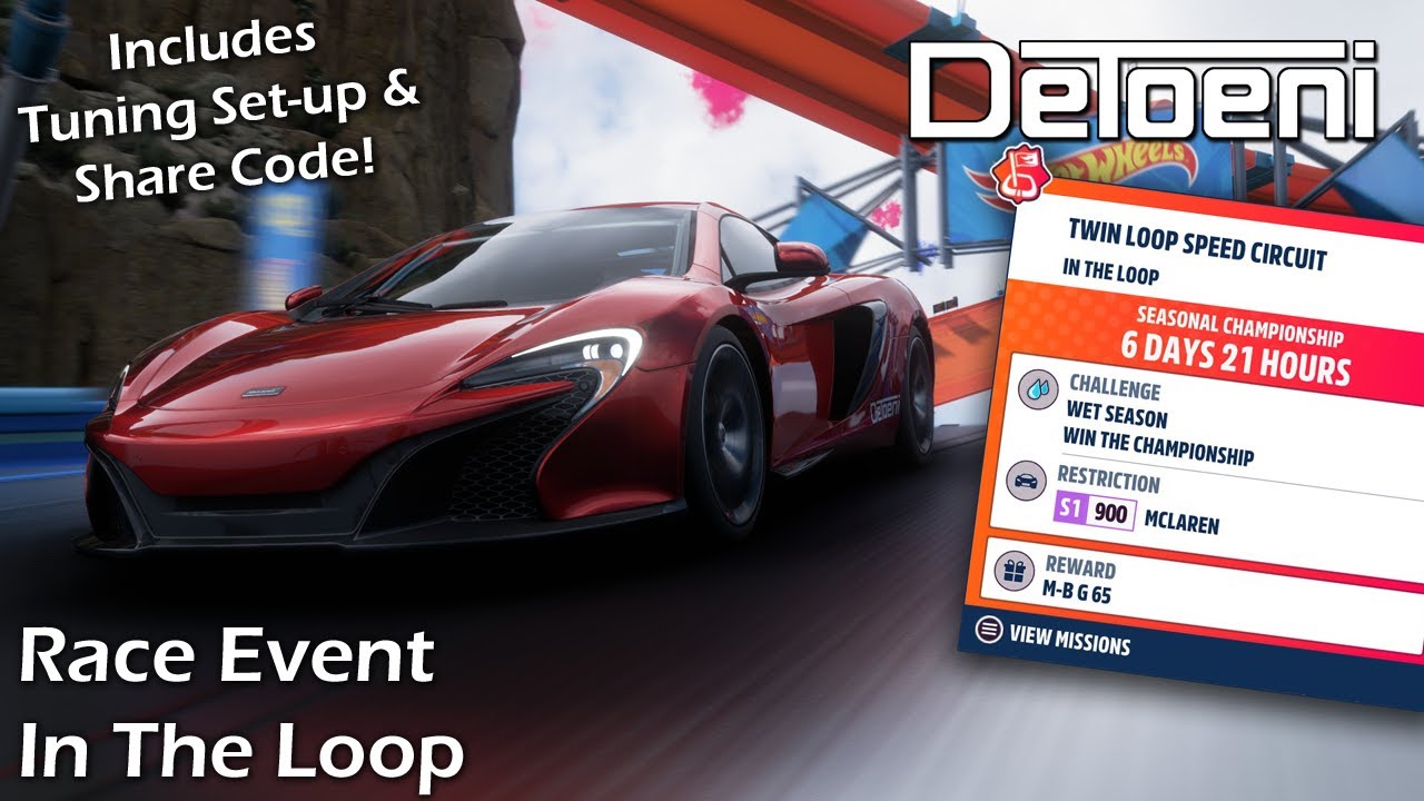 In The Loop Race Event Guide For Mclaren Cars Forza Horizon 5