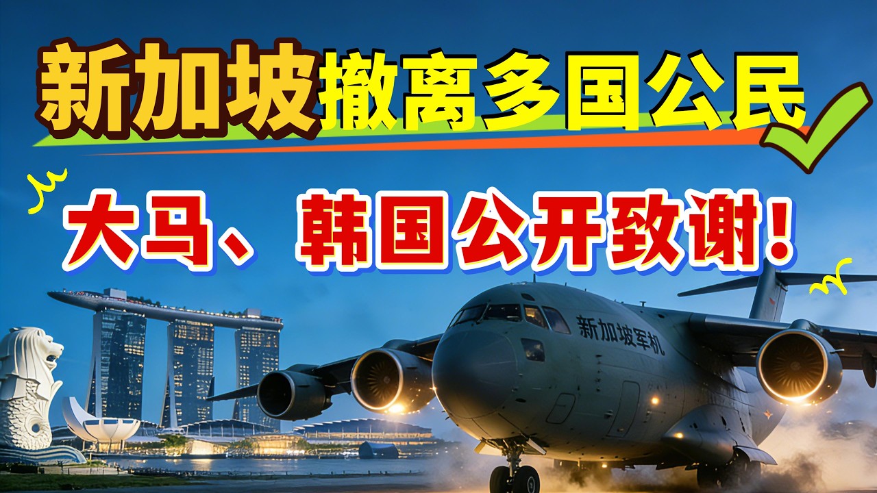 新加坡协助撤离马来西亚、文莱、韩国公民，多国官方公开致谢！新加坡外交战略韧性真的超强！