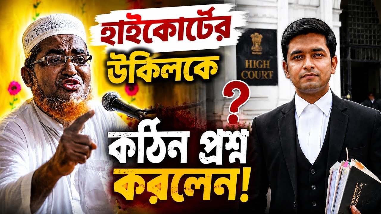হাইকোর্টের উকিলকে কঠিন প্রশ্ন করলেন | Maulana Abdullah maruf Saheb waz | আব্দুল্লাহিল মারুফ ওয়াজ