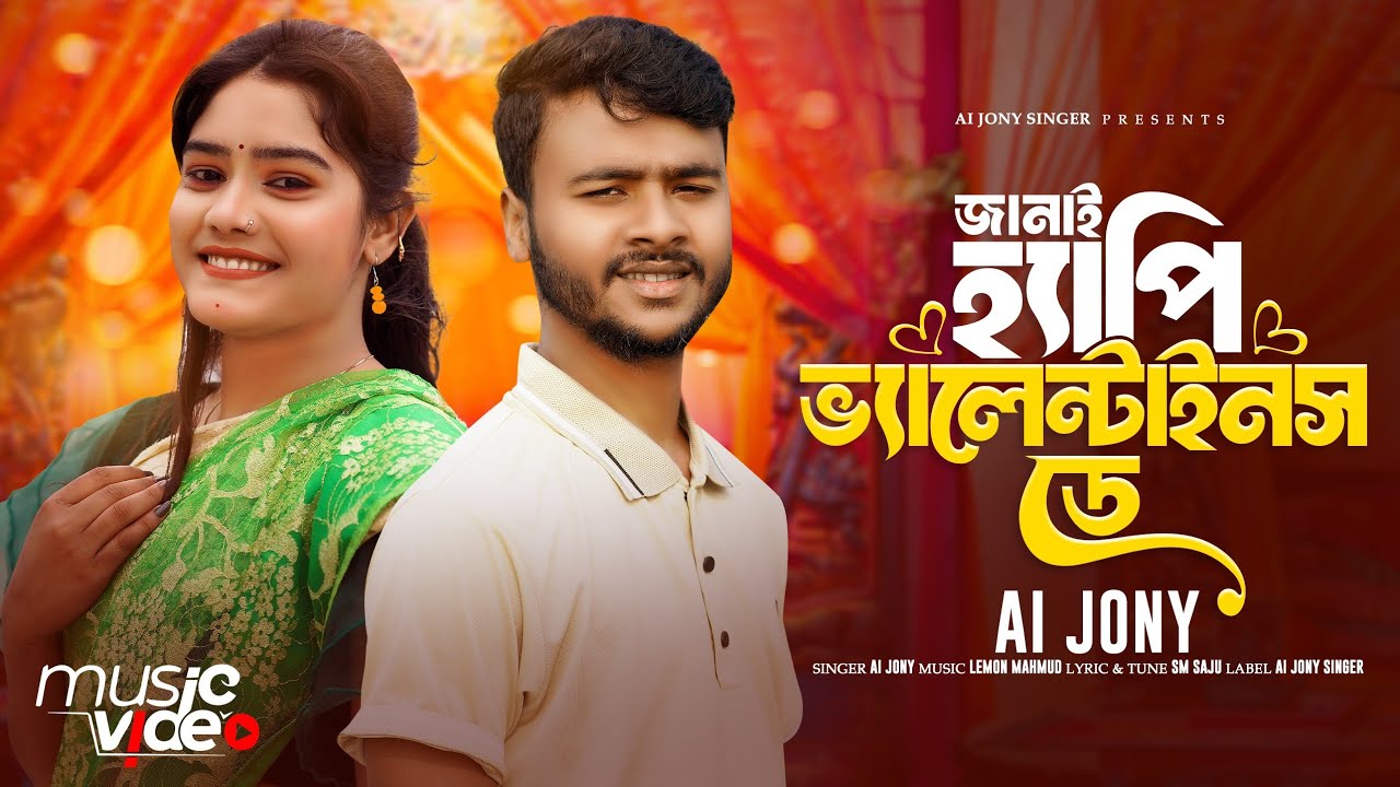 জানাই হাপি ভ্যালেন্টাইনস ডে | AI JONY | New Bangla Valentine Song 2026 | Official Music Video