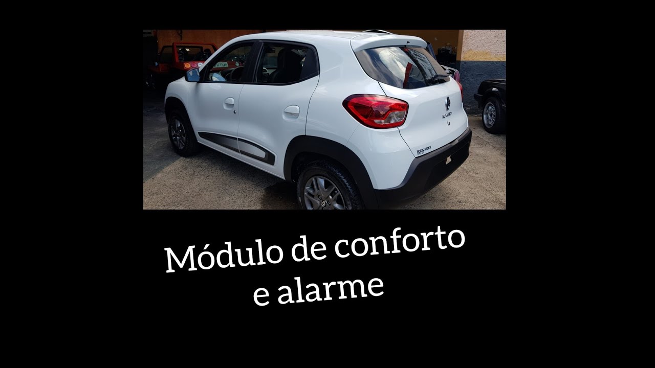Renault Kwid - Alarme e m&oacute;dulo de conforto.