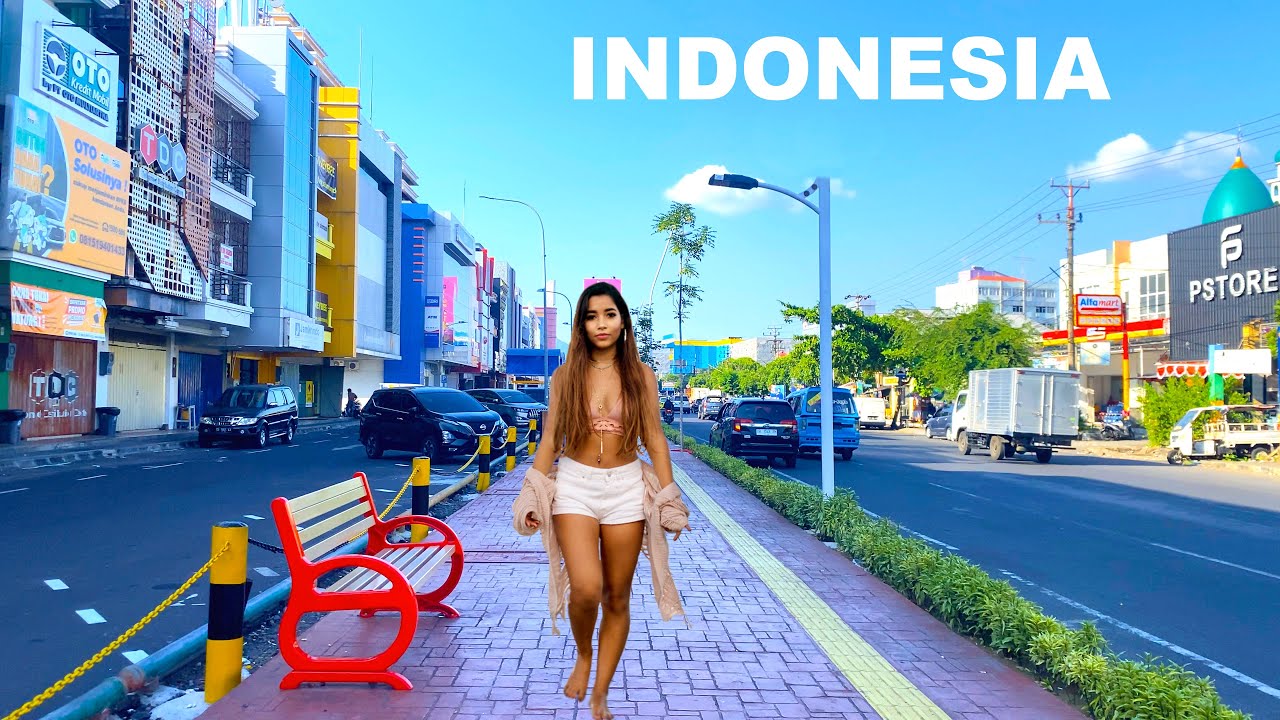 Manado Indonesia 🇮🇩 4K HDR 60fps Walking Tour