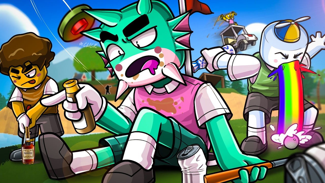 We Drank While Playing Super Battle Golf...