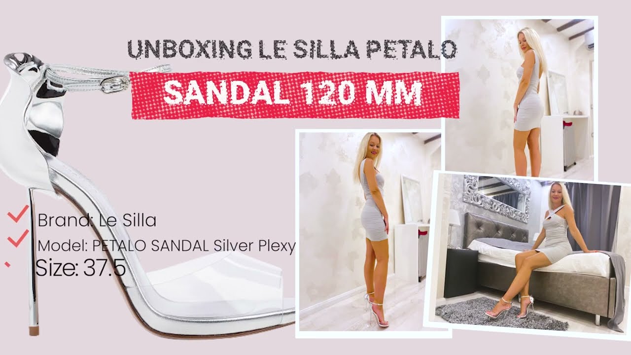 LE SILLA PETALO SANDALS 120MM UNBOXING  HIGH HEELS REVIEW & STYLING