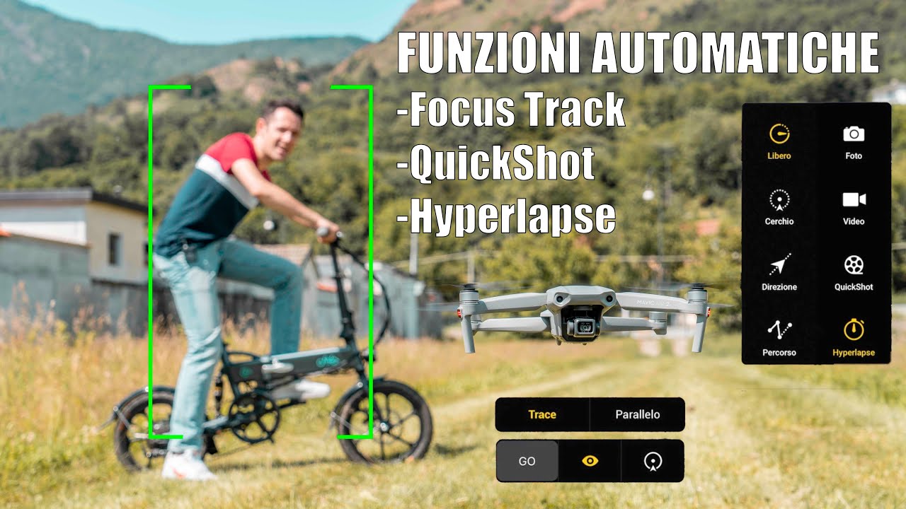 DJI MAVIC AIR 2 Tutte le Funzioni Automatiche | NON CI CREDERAI MAI • Test Estremo Active Track 3.0