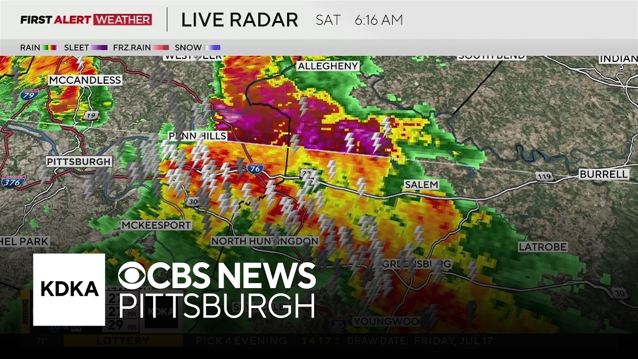 KDKA-TV Morning Forecast (7/18)