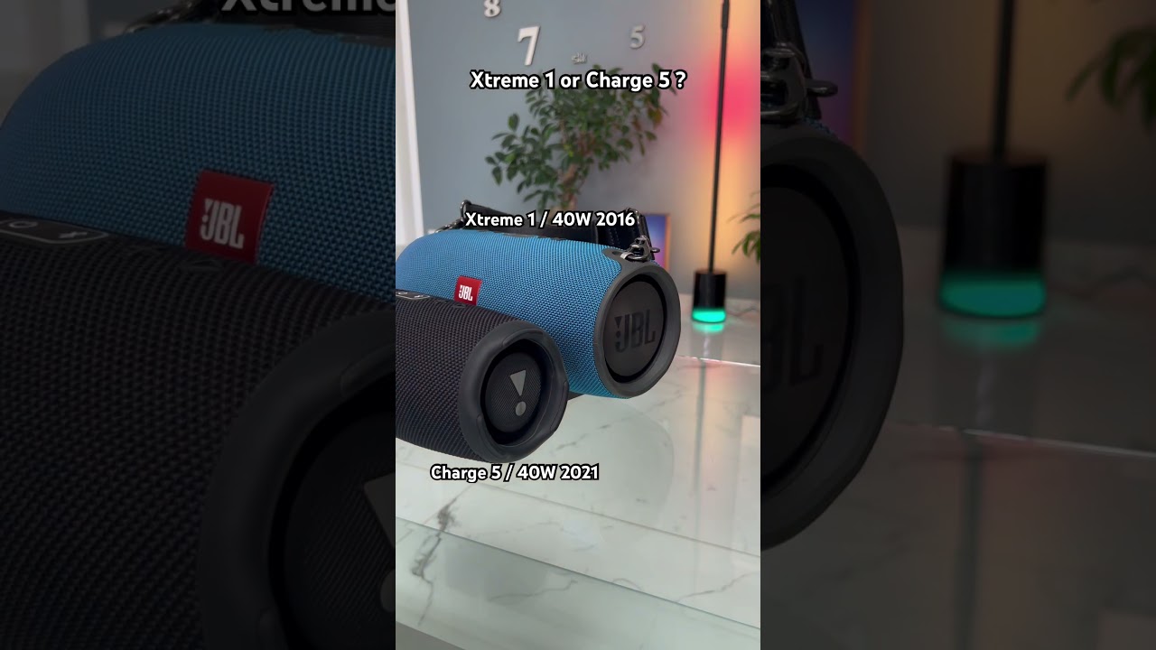 JBL Xtreme 1(40W) RMS 2015 vs JBL Charge 5(40W) RMS 2021. Which one would you choose? #jbl #bass