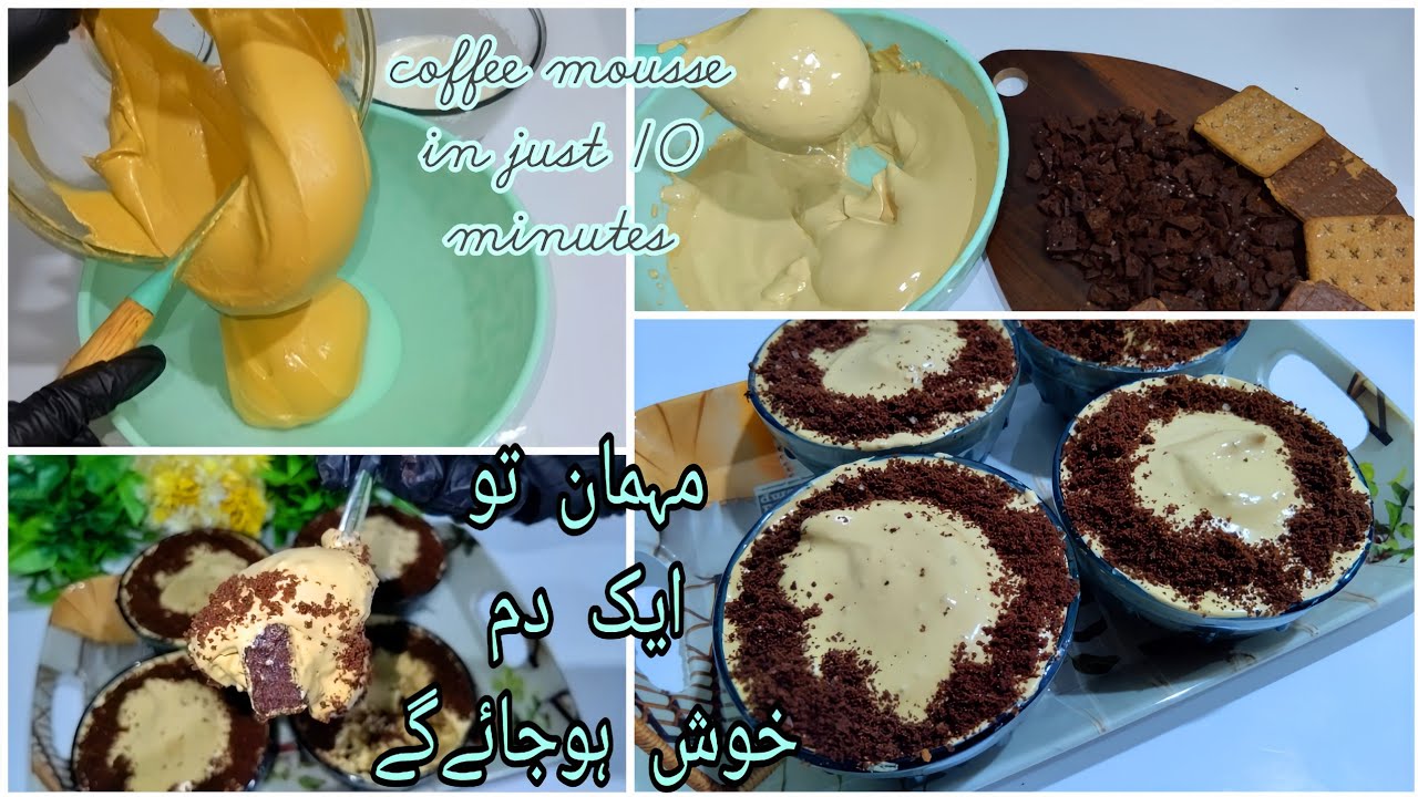 Rich Silken & Creamy Coffee mousse in just 5 to  10 minutes,Yum 😋 Buzzed Bliss Coffee Mousse Dream ,
