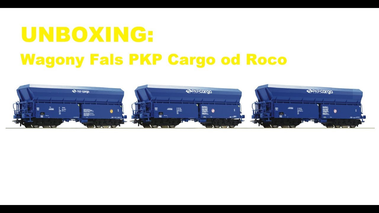 UNBOXING: Wagony Fals PKP Cargo od Roco