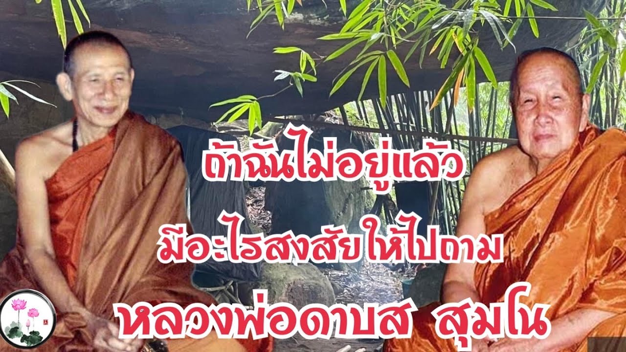 หลวงพ่อดาบส สุมโน หัวใจมรกต หลวงปู่สิม ท่านบอกกับศิษย์ถ้าไม่อยู่ให้ไปหาหลวงพ่อดาบส