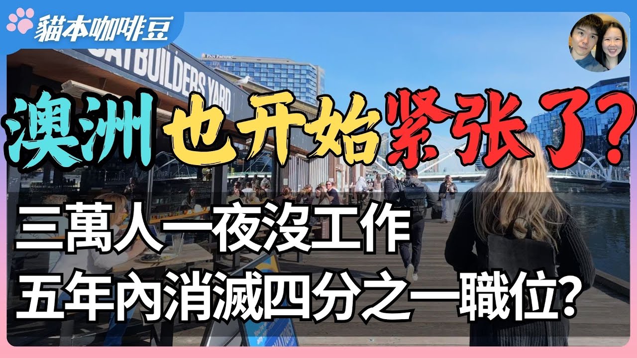 2025全球科技巨头爆发史上最大裁员潮？| 四大缩编、科技巨头裁员，英伟达报告揭示AI将取代40%白领岗位 | 在澳洲工作的人，还安全吗？| 澳洲与新西兰的移民生活深度分享 | 猫本咖啡豆
